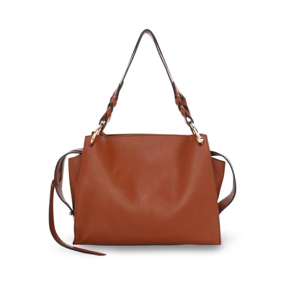 ALMOST LIKE NEW! REBECCA MINKOFF Kate Satchel in Acorn Leather